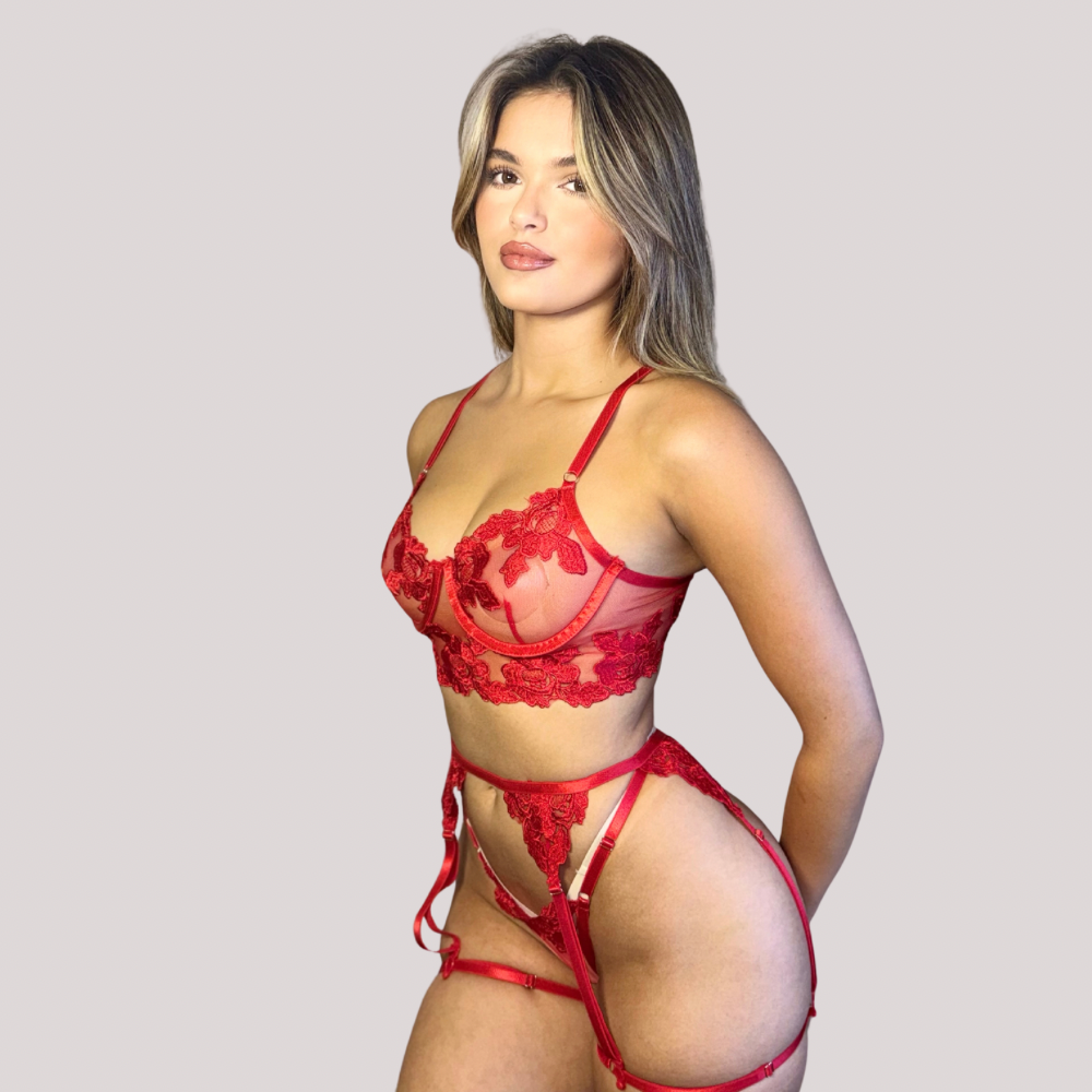 SET AMELIE ROJO