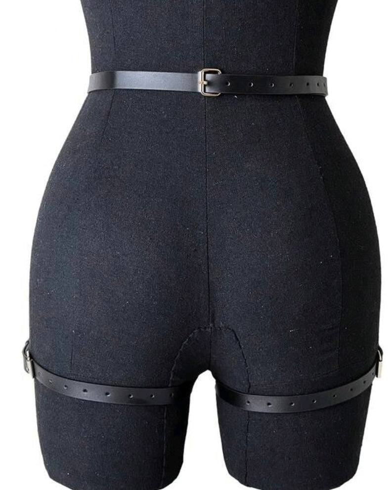 HARNES PIERNA NEGRO