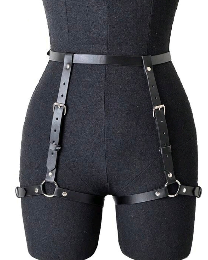HARNES PIERNA NEGRO